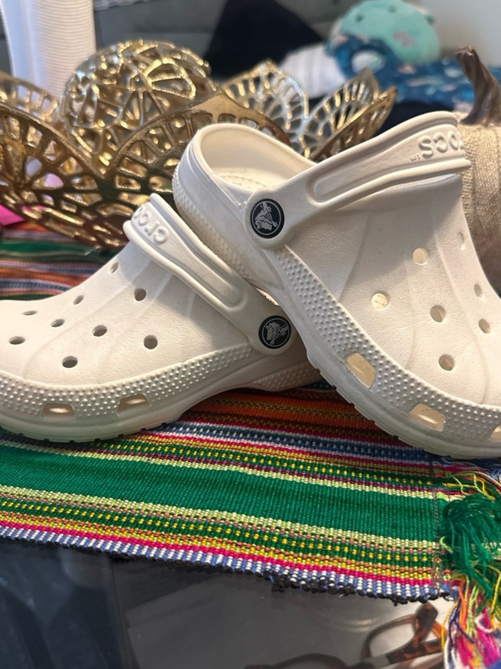 Crocs Kids Classic Clog in White